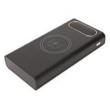 6 x 21700 - Caja de batería con cargador de batería y batería de bricolaje con 22 5 W de carga rápida y 15 W de carga inalámbrica