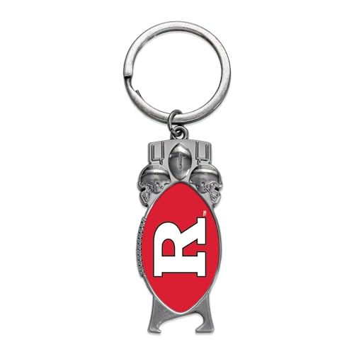 Rico Industries NCAA Rutgers Scarlet Knights Sculpted Bottle Opener Keychain -Great Gift Item