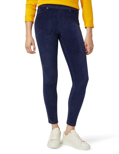 HUE Women's Classic Corduroy Legging, Navy