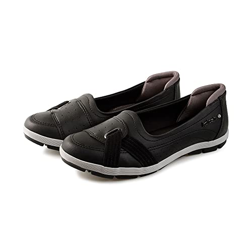 Slipper Kolosh Elastic Preto e Cinza - Feminino 40