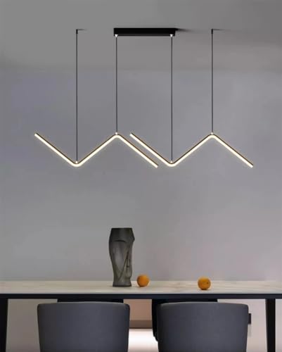 Chandelier LED moderne et luminaire suspendu pour salle à manger et salon design