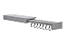Glideware Pan 7 Hook Utility Organizer with Blum Runners