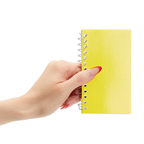 Paper Junkie 12-Pack Small Spiral Notebook 3x5, 40 Sheets, 80 Pages Per Notepad, College Ruled Lined Paper for Office Supplies, Classroom Notes, Students, Teachers, Nurses (6 Pastel Colors) - Thumbnail 7
