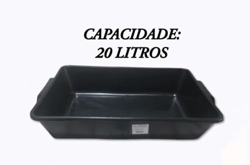 Caixa 20 litros para areia de gatos, misturar argamassas e cama para pets