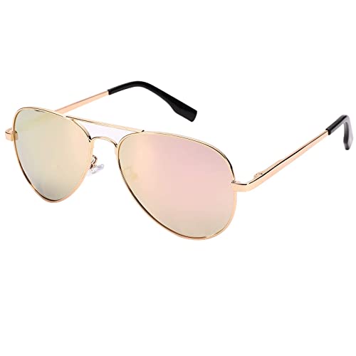 Polarized Aviator Sunglasses for Men Women, 100% UV Protection Classic Shades with Spring Hinge3