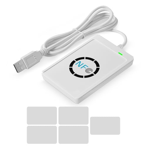 NFC Reader NFC Lesegerät Writer NFC ACR122U ISO 14443A/B Writer 424 Kbps Geschwindigkeit Contactless NFC Writer Software mit Weißer Farbe IC-Karte