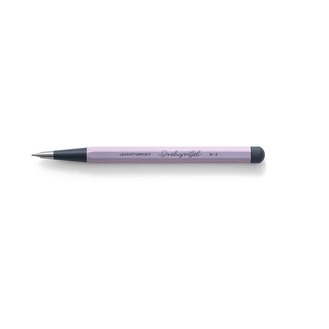 LEUCHTTURM1917 - Drehgriffel Mechanical Pencil - Refillable Writing Stylus with 0.7 mm HB Graphite Lead (Lilac)