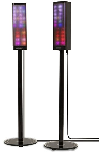 sharper image 3.1 multimedia audio system with led lights