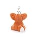 Apricot Lamb Cute Toys Plush Orange Fox Stuffed Animal Soft Keychain for Kids Bag, Purse, Backpack, Handbag