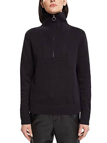 edc by ESPRIT Damen 102CC1I326 Pullover, 001/BLACK, S Cover