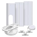 YXWJ Portable AC Window Kit | Air Conditioning Window Seal | Air Conditioning Window Seal Set for All Types of Sliding Windows Sliding Door AC Vent Set