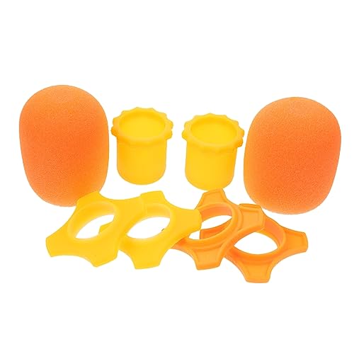 BESPORTBLE 1 Set Professional Microphone Rolling Rings Ktv Supplies with Creative Design Flexible Covers for Dance Stage Performances and Interviews
