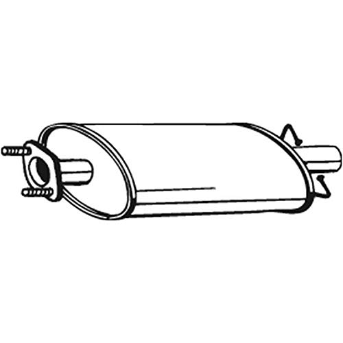 Preisvergleich Produktbild Bosal 154-459 Mittelschalldämpfer