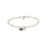 Fossil Armband Für Frauen Wellness, Innenlänge:165mm Rosa Halbedelstein Armband, JA6922710