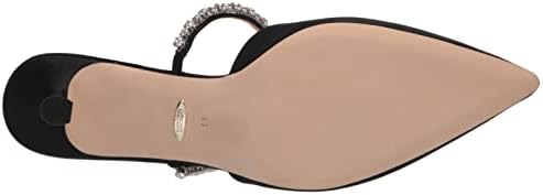 Badgley Mischka Women's Flutter Pump, Black Satin, 5.5 | Image 3