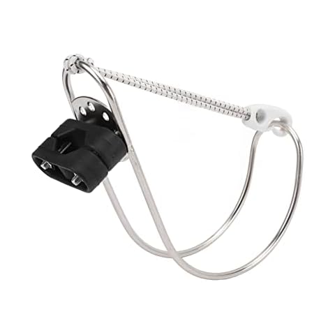 Seacanl Horseshoe lifebuoy bracket, face polishing lifebuoy bracket Metal material widely used for marine buoys; (SeacanlMtHF) Cover