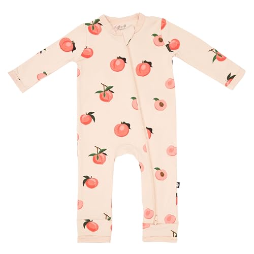Image of KYTE BABY Unisex Rayon Made From Bamboo Zippered Rompers 0-24 Months