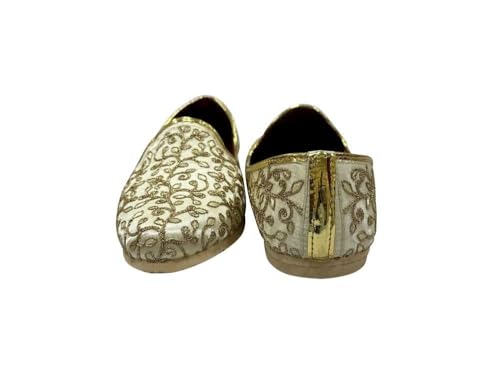 Stop n Style Punjabi Jutti for Men Sherwani Shoes Mens Loafers Dress Wedding Shoe Slip On2
