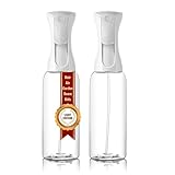 Mistifi Continuous Mist Spray Bottle – Ultra Fine Refillable Water Mister for Hair, Plants, Cleaning, Skincare, Salon & Home Use　(500ml 2Pcs, Transparent bottle)