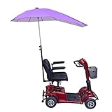 Sunshade Canopy for Mobility Scooters – UV & Rain Protection Electric Wheelchair Umbrella (Only Works with Scooters & Power Chairs Equipped with 1