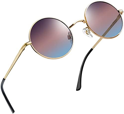 Joopin Round Sunglasses for Men Women Polarized Hippie Shades for Costume