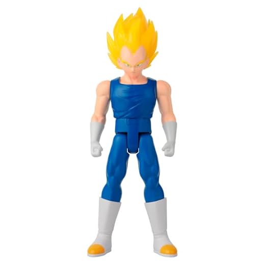 BANDAI - Dragon Ball Super - Limit Breaker Figur 30 cm - Super-Saiyajin 2 Vegeta Licht und Sound Sparking - Offiziell Lizenziertes Dragon Ball-Produkt - Große Figur - Spielzeug ab 4 Jahren - 38567