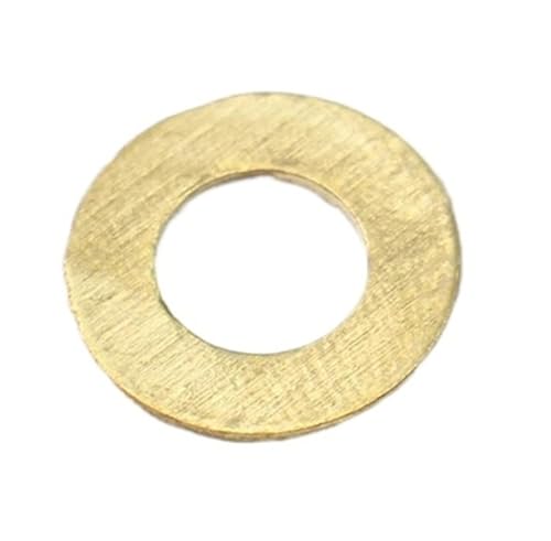 Rondelle plate en laiton M5 x 9mm pour assemblage mécanique durable - Lot de 50 pièces