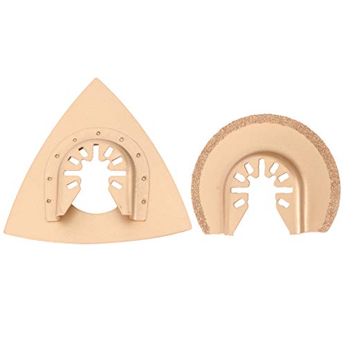 NICEXMAS 2 PeÃ§as de LÃ¢minas Oscilantes de Carboneto de MÃºltiplas Ferramentas de SubstituiÃ§Ã£o de