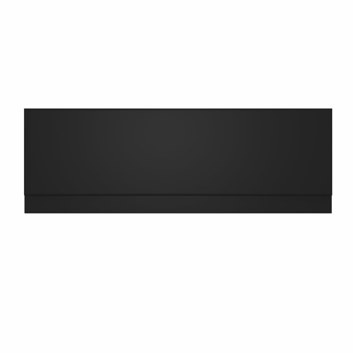 Aquariss 1700mm Front Straight Wood Bath Panel Matte Black
