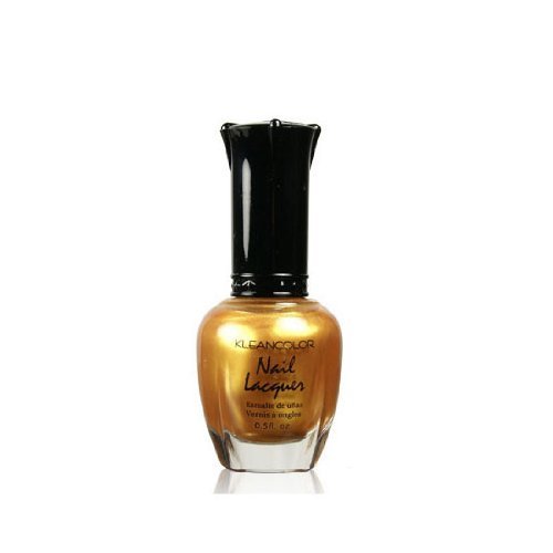 KleanColor Nail Polish Lacquer Gold Bright Top Coat Clean Manicure Pedicure Fun