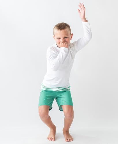 Image of RUGGEDBUTTS Baby /Toddler Boys Long Sleeve Rash Guard Swim Shirt w /UPF 50+