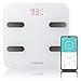 SEBSON Báscula de Grasa Corporal Bluetooth con App, digital bascula baño analisis corporal (11 valores) - peso, grasa, agua, muscular, IMC, etc - Balanza Personal 180kg