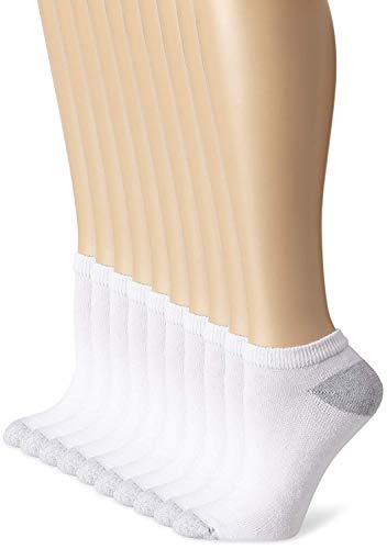 Image of Hanes Women's Cushioned Athletic Ankle Socks (10-Pack)