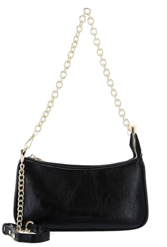 Sac pochette SEIDENFELT Skals noir et doré aux finitions haut de gamme