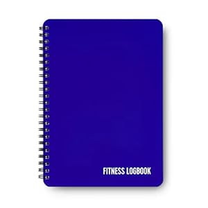 Fitness Logbook Softcover Blue