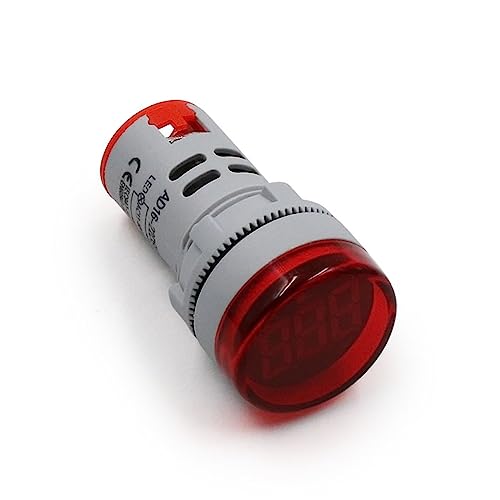 Voltmètre numérique AC 12-500V mini testeur tension LED 22mm