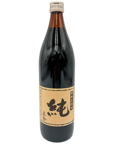 正金醤油 桶仕込こいくち 純 900ml瓶 x 1 半年熟成 凝縮した味わい