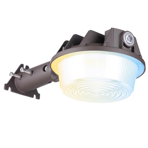 TORCHSTAR 3CCT LED Barn Light, Dusk to Dawn Area...