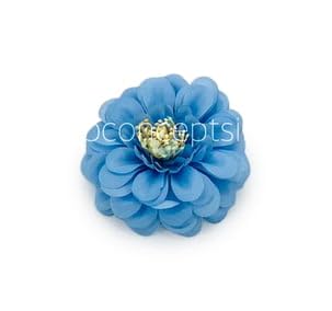 Image of WRAP Concepts Artificial Dahlia Flower Head for Home Decoration and Craft (Blue)