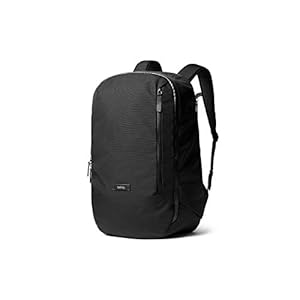 Bellroy Transit Backpack (Carry-on Travel Backpack, Generous 28 Liter Capacity, Water-resistant Woven Fabric, Quick Access 15″ Laptop Compartment) – Black