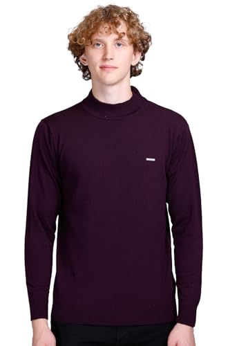 Image of GODFREY Woolen Full Sleeve Sweaters for Men Winter Wear - Turtle Neck Pullover for Men Stylish