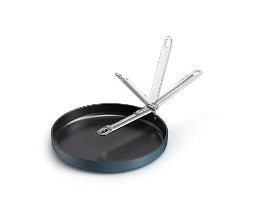 Joseph Joseph Space - Padella antiaderente con manico pieghevole, 30 cm