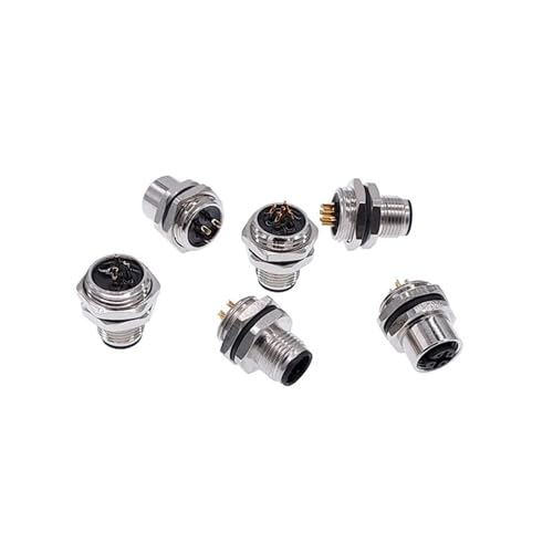 Conector de sensor M12 macho de 3 pines que evita fallas de montaje en paneles de 16mm 3