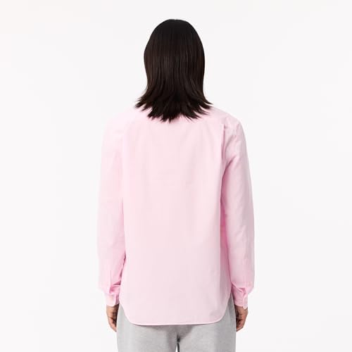 Image of Lacoste Regular Fit Gingham Poplin Shirt