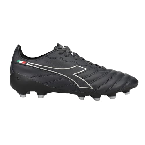 Image of Diadora Mens Brasil Elite Tech Italy Lpx Firm Ground Soccer Cleats Firm Ground - Black