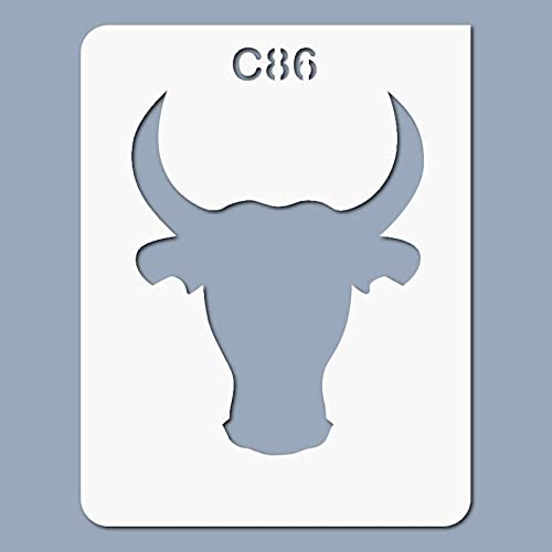 Pochoir taureau Provence -Taille XS feuille 94x121mm Cover