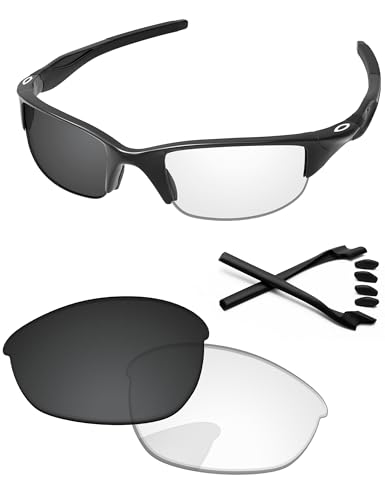 Image of Replacement Lenses & Rubber Kits for Oakley Half Jacket 2.0 OO9144 62mm - Precision Fit, UV Block, Impact Resistant