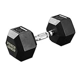 POWER ARMOR(パワーアーマー)ラバーHEXダンベル/ヘックスダンベル ヘキサゴン ダンベル 鉄アレイ 筋トレ 筋トレ器具 ベンチプレス アームカール (ラバーHEXダンベル12.5KG(1本))