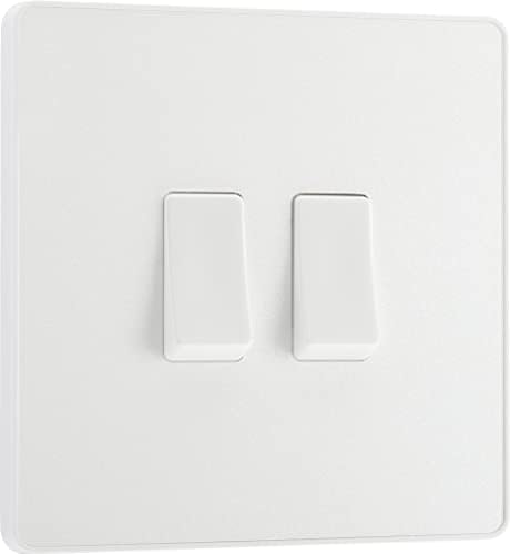 BG Electrical Evolve Single Co-Axial Aerial Connection, Pearlescent White