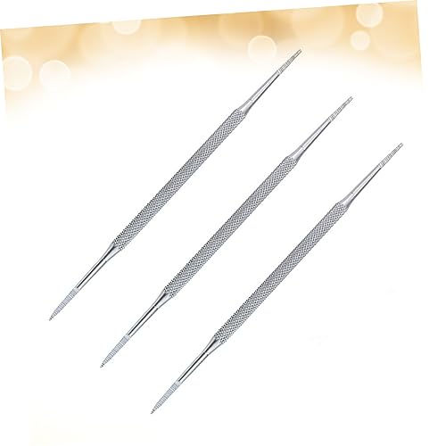 FRCOLOR 3 Pçs Prego Cutícula Colher Ferramenta Removedor De Cutícula Empurradores De Morta Kit Limpa